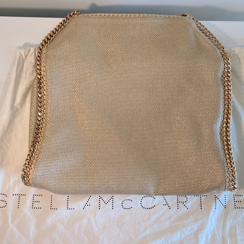 STELLA MCCARTNEY Mini Falabella basketweave tote